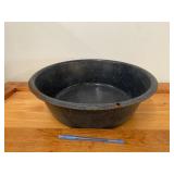 Antique Black Splatterware Bowl