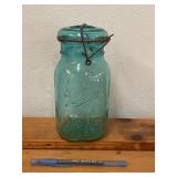 Vintage Ideal Blue Ball Jar