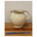 Vintage Ducal Ware Yellow Black Milk Pitcher