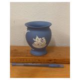 Vintage Blue Wedgwood Jasperware Vase