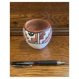 Signed Navajo Pottery Vase Pot