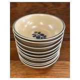 10 Pfaltzgraff Folk Art 5 3/4" Bowls