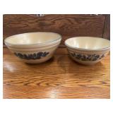 2 Pfaltzgraff Folk Art Serving Bowls