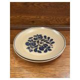 2 Pfaltzgraff Folk Art Dessert Plates 8"