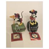 Mickey & Minnie Mouse Trinket Midwest Golfer