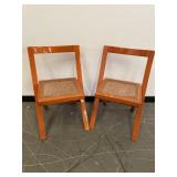 Retro Modern Danish Folding Chairs