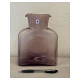 Vintage Blenko Purple Glass Pitcher