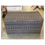 Wicker Outdoor Storage Trunk