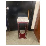 Marble Top Plant Stand