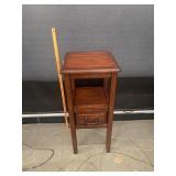 Small Wood Stand/Table W/ Drawer