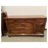 7 Drawer Sears Open Hearth Pine Dresser On Coaster