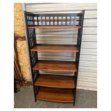 5 Tier Bookcase w/ Pine Shelves