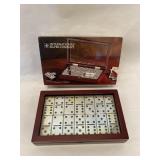 International Silver Dominos Deluxe New In Case
