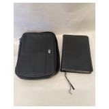 Leather Bound Bible Like New In Zip Up Case