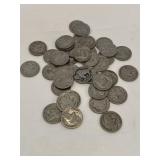 Roll 40 Buffalo Indian Head Nickles