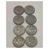 8 Bicentennial Kennedy Halves