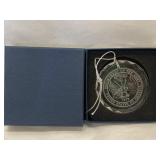 Department Of The Army Crystal Christmas Ornament