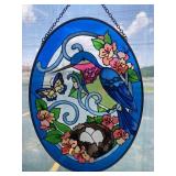 Hummingbird Stained Glass Sun Catcher