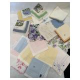 Lot Vintage Womens Hankercheifs