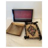 Lot 3 Vintage Trays
