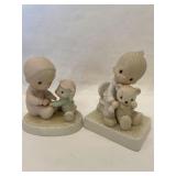 Lot 2 Precious Moments Figurines