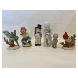 Lot 6 Vintage Figurines