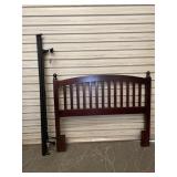 Dark Wood Headboard For Full or Queen Bed
