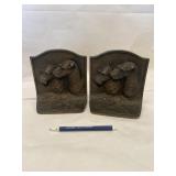 Vintage Heavy Scottish Terrier Dog Bookends