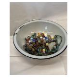 Bowl Full Sterling Turquoise Marbles Keys LasVegas