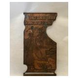 1948 Coca Cola Copper Advertising Priter Plate