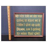 Funny Saying Golf Picture