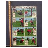 Vintage Rules of The Course Comical  Picture