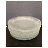 16 Canterbury Crocus Flower GLCOLOC Dinner Plates