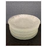 16 Canterbury Crocus Flower Glcoloc Dessert Plates