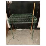 Green Metal Outdoor Table