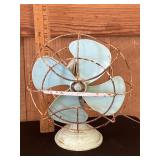 Vintage Oscillating Aqua Fan WORKS