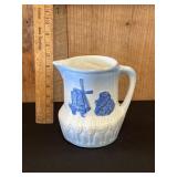 Antique Dutch Salt Glaze Pitcher