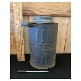1878 Queen Kerosene Oil Can Glass Lined