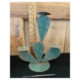 Vintage Cactus Candle Holder