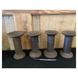 4 Cast Iron Heavy Spindles