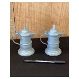 2 Small Pewter Steins