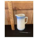 Vintage Tall Salt Glaze Water Pitcher