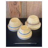 3 Small Vintage Stoneware Bowls