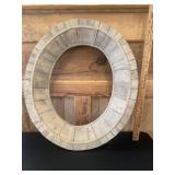 Vintage Handmade Oval Picture Frame