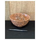Antique Sponge Stoneware Bowl