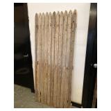 Primitive 6 ft. Wood Fence Panel