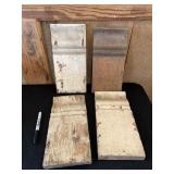 4 Wood Victorian Architectural  Panels