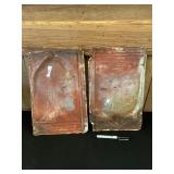 2 Antique Roof Tins
