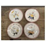 4 Tabletop Pizza Plates