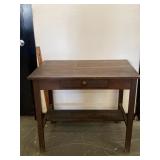 Vintage Mission Style Oak Desk Very Nice Sturdy